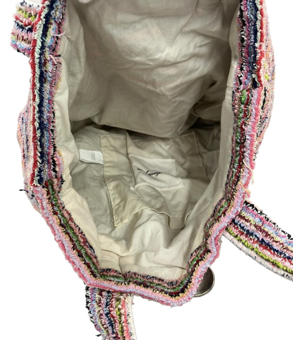 シエスタポー ハンドバッグ 紐付き タオル地 レディース Sieste Peau