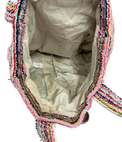 シエスタポー ハンドバッグ 紐付き タオル地 レディース Sieste Peau