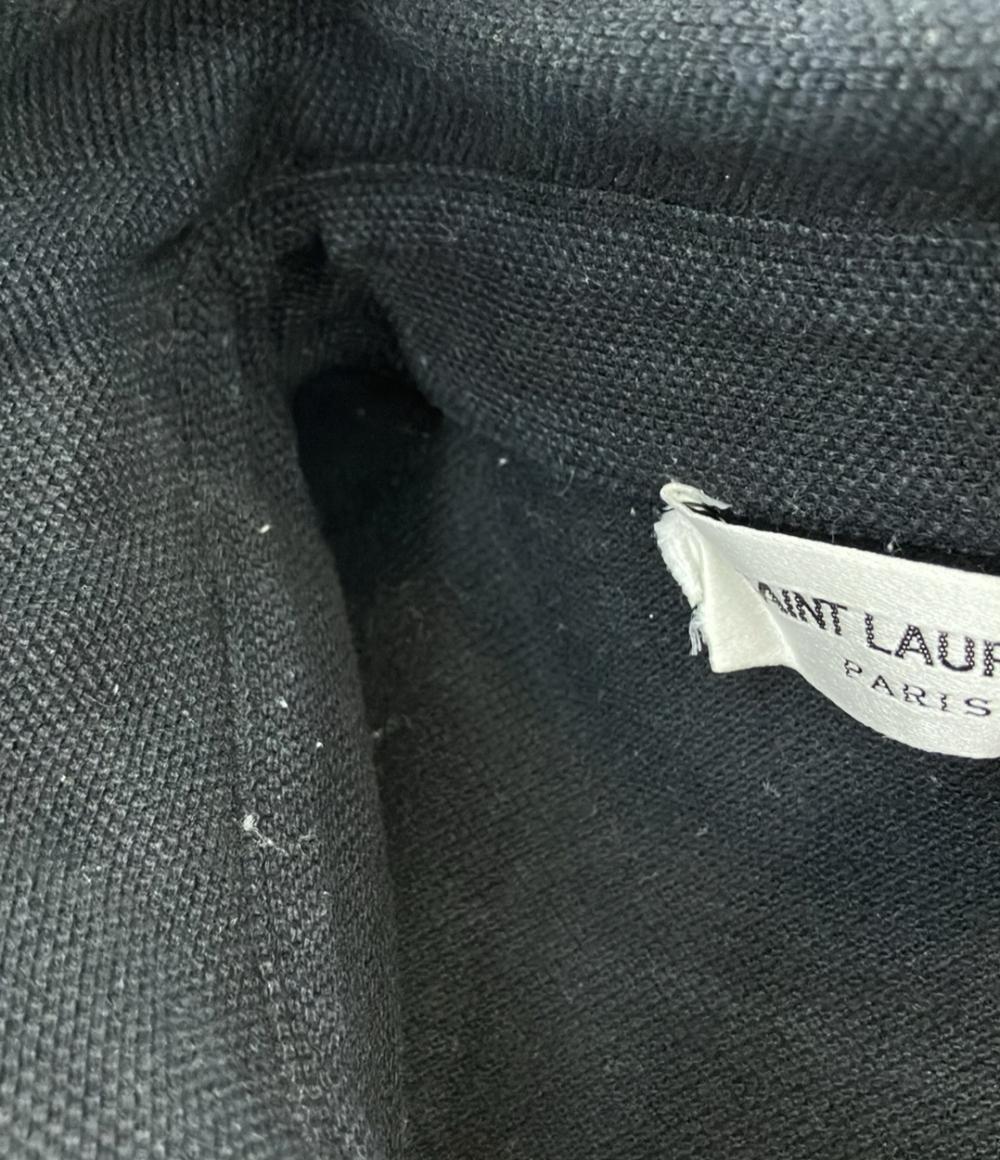 SAINT LAURENT 長袖シャツ ピケシャツ ダブルポケット メンズ SIZE L サンローラン