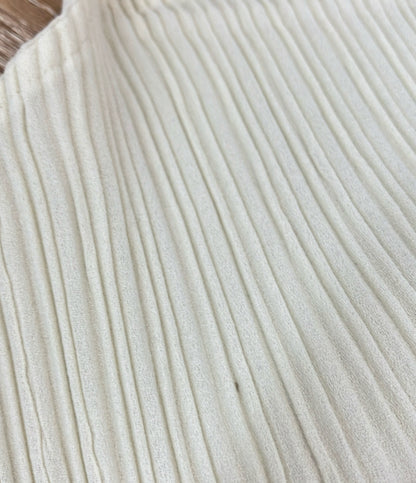ISSEY MIYAKE 半袖シャツ ブラウス プリーツ HATCHING PLEATS IM61FJ647 レディース SIZE 2 (M) イッセイミヤケ