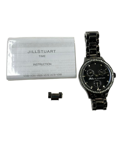 JILLSTUART 腕時計 クオーツ ブラック VD76-D003 レディース ジルスチュアート