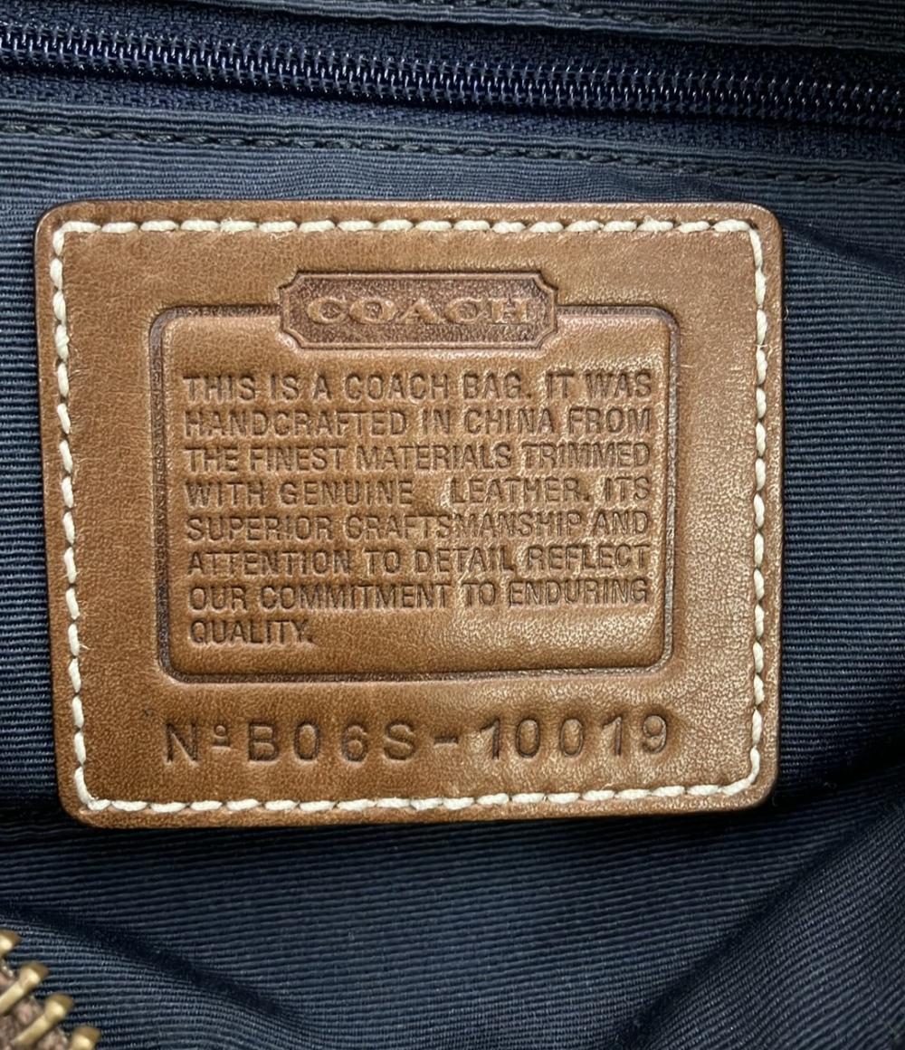 COACH ショルダーバッグ 肩掛け シグネチャー パッチワーク デニム 10019 レディース コーチ