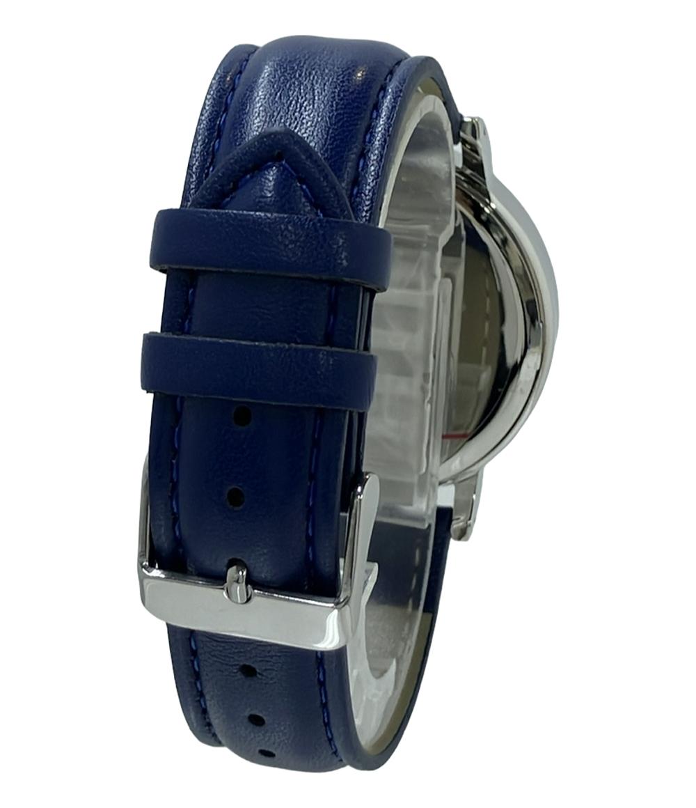 美品 LAD WEATHER 腕時計 ソーラー ブルー メンズ レディース ラドウェザー