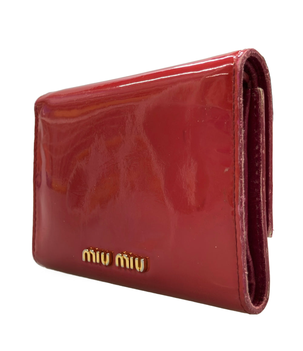 Miu Miu 三つ折り財布 レディース ミュウ ミュウ