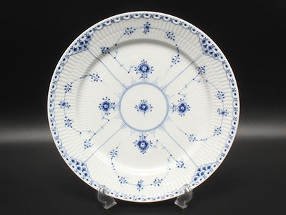 Royal Copenhagen プレート 大皿 27cm ブルーフルーテッド ハーフレース ロイヤルコペンハーゲン