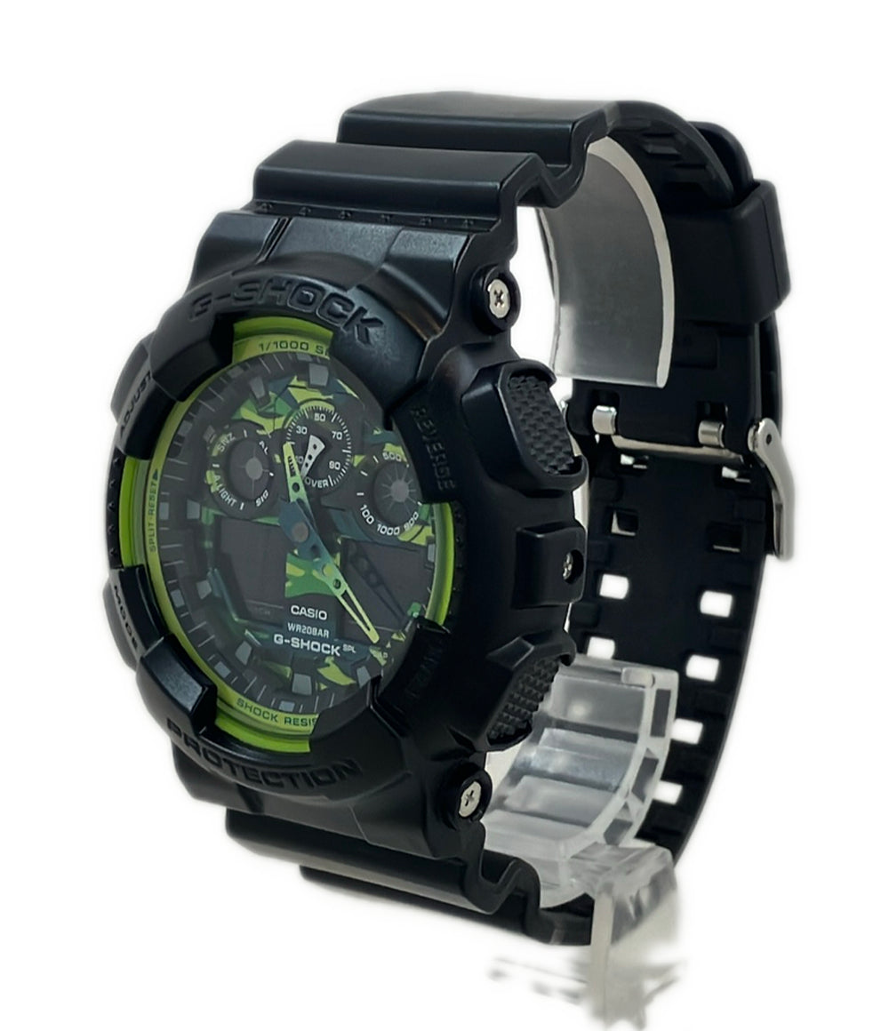 美品 CASIO 腕時計 G-SHOCK クオーツ GA-100LY メンズ カシオ