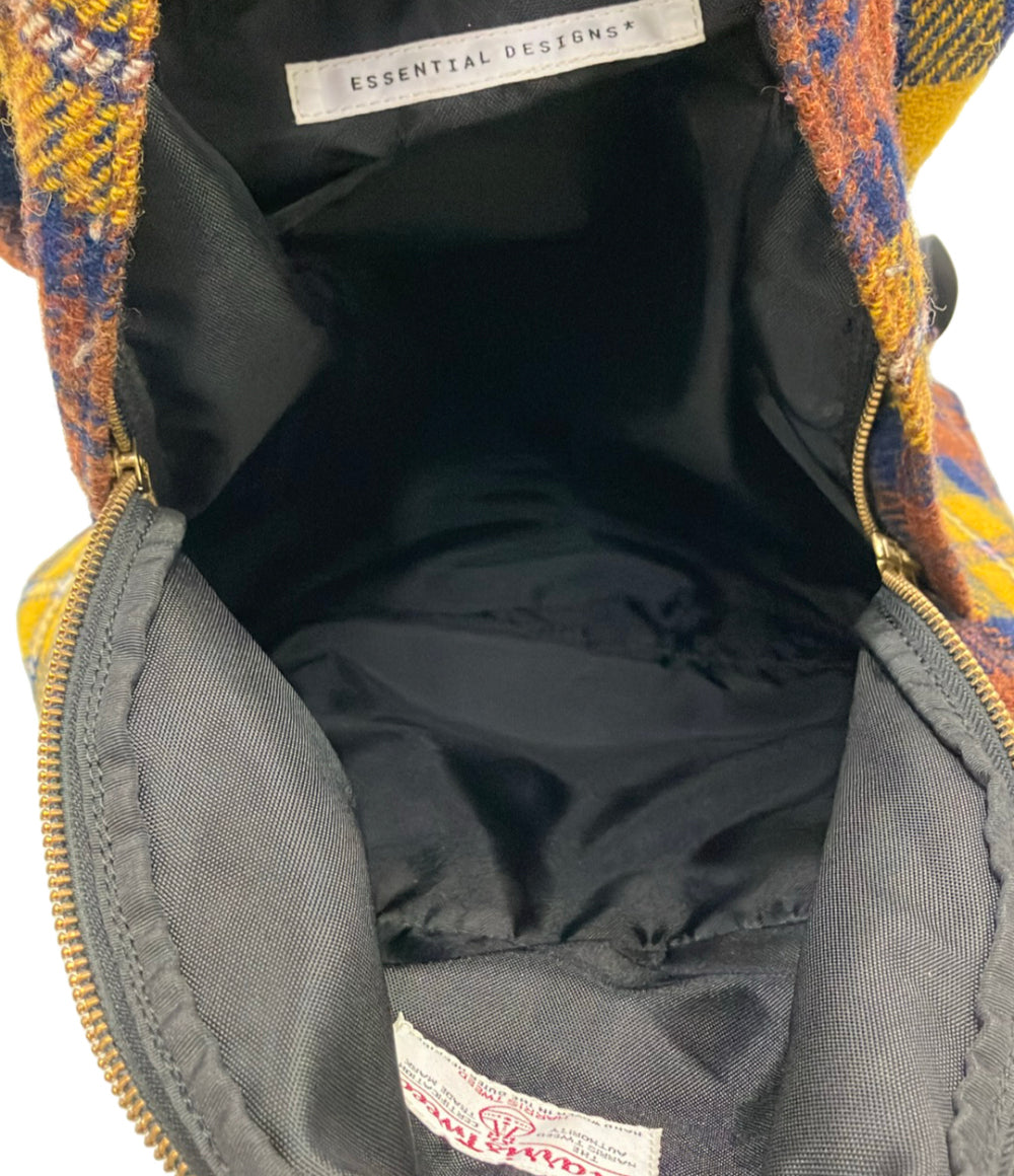 PORTER HARRIS TWEED リュック デイパック チェック柄 メンズ ポーター ハリスツイード