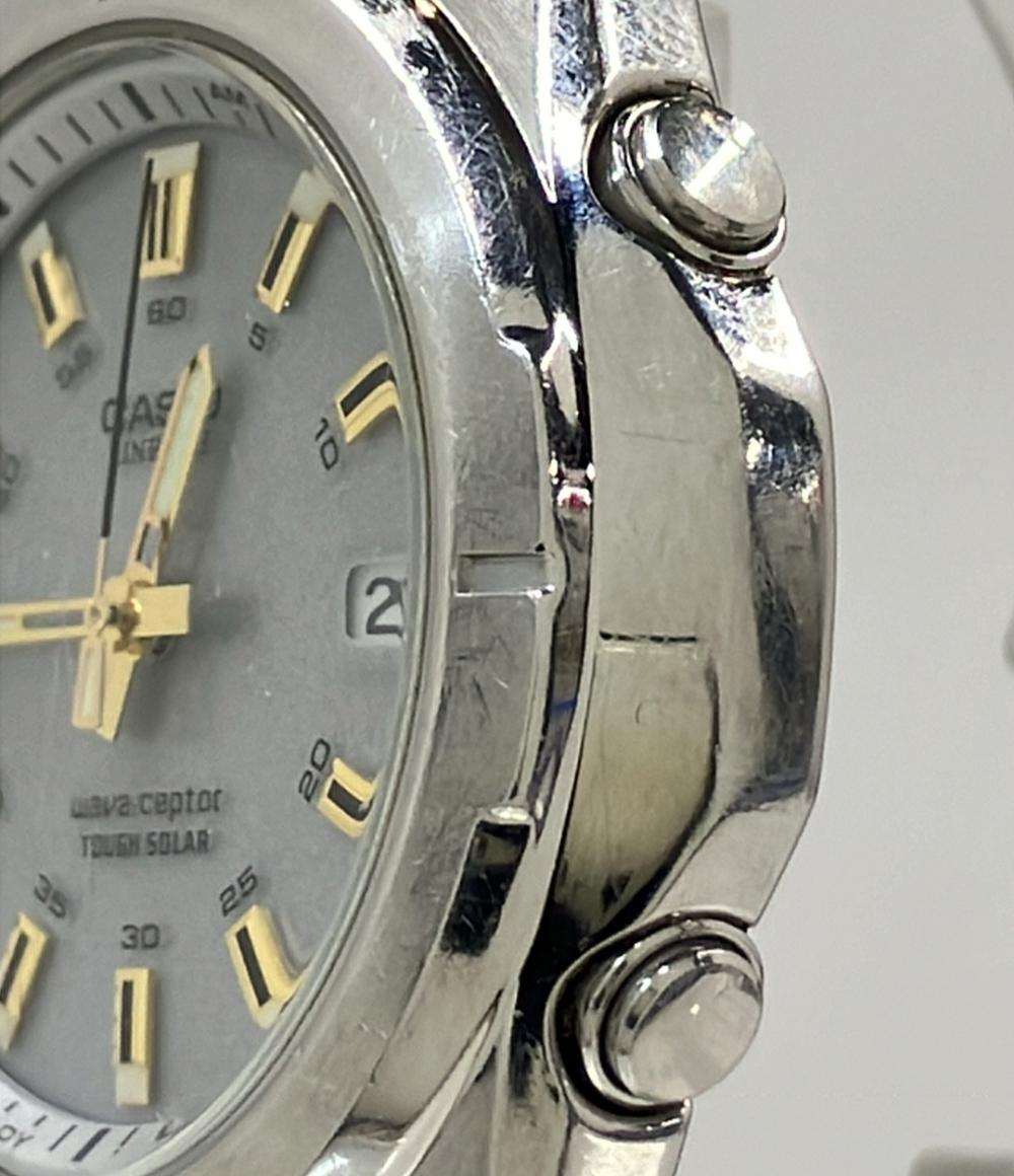 CASIO 腕時計 LINEAGE リニエージ ソーラー シルバー LIW-101 メンズ カシオ