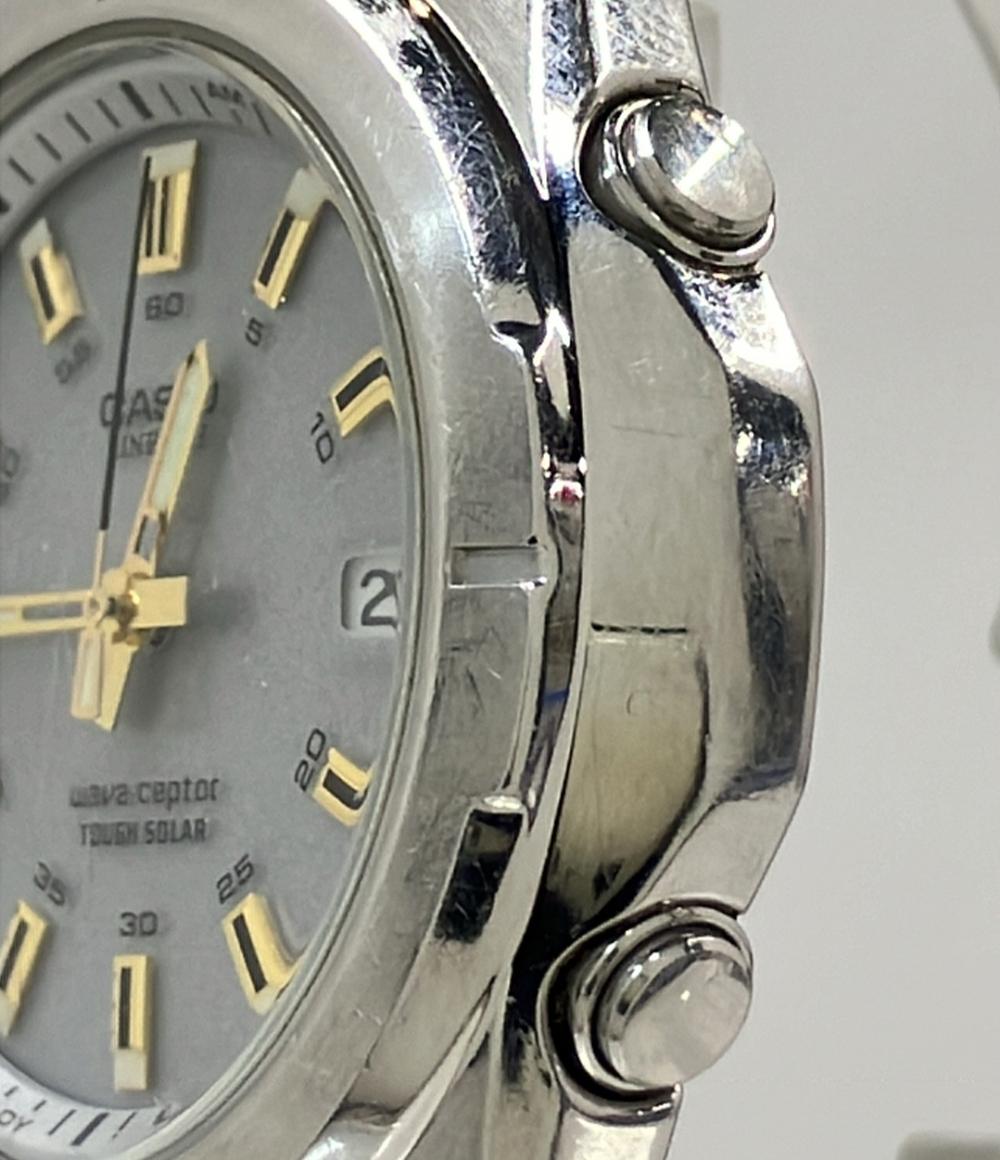 CASIO 腕時計 LINEAGE リニエージ ソーラー シルバー LIW-101 メンズ カシオ