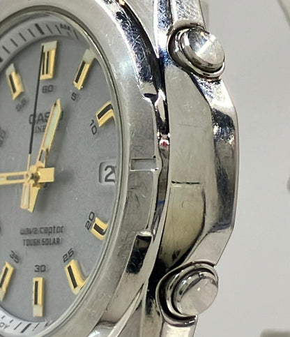 CASIO 腕時計 LINEAGE リニエージ ソーラー シルバー LIW-101 メンズ カシオ