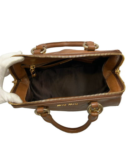 MIUMIU 2way ハンドバッグ ショルダーバッグ 肩掛け 斜め掛け ガンチーニ RL0058 レディース ミュウミュウ