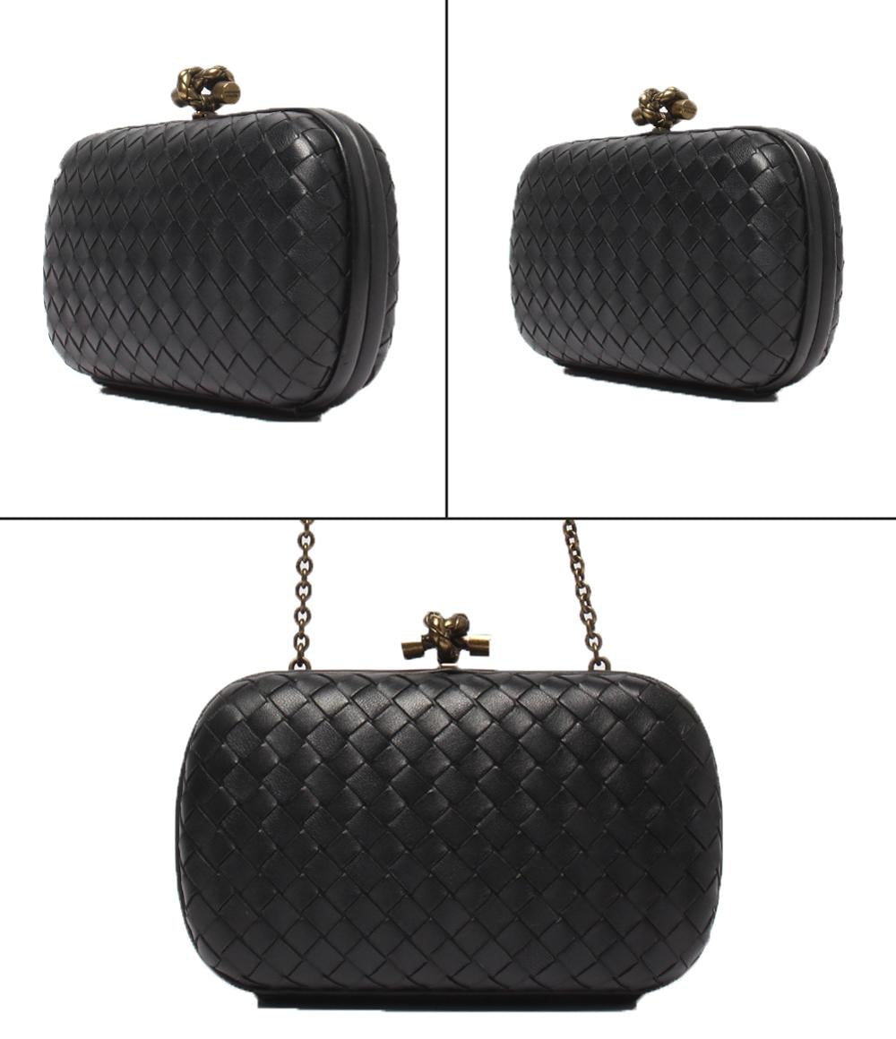 BOTTEGA VENETA チェーンショルダーバッグ 斜め掛け ノット イントレチャート ミノディエール レディース