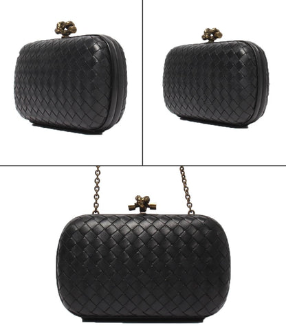 BOTTEGA VENETA チェーンショルダーバッグ 斜め掛け ノット イントレチャート ミノディエール レディース