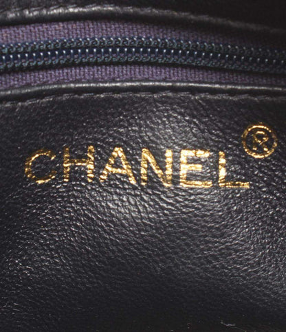 シャネル チェーンショルダーバッグ 斜め掛け ビジュー柄 タッセル サテン レディース CHANEL