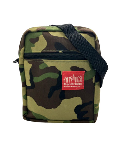 美品 Manhattan Portage ショルダーバッグ 斜め掛け 迷彩柄 カモフラ柄 メンズ レディース マンハッタンポーテージ