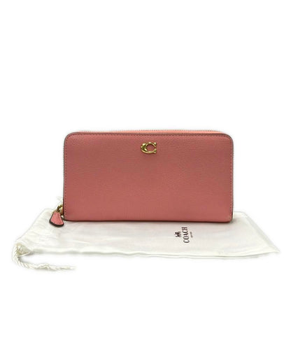 COACH ラウンドファスナー長財布 レザー CC489 レディース コーチ