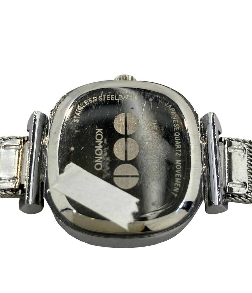 コモノ 腕時計 クオーツ シルバー レディース KOMONO