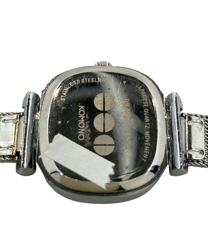 コモノ 腕時計 クオーツ シルバー レディース KOMONO