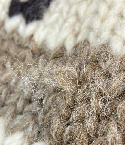 KANATA 長袖 カウチンニット ジップアップ メンズ SIZE 38 カナタ