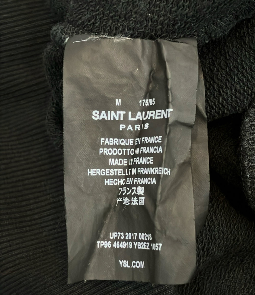 SAINT LAURENT PARIS クロップド丈 スウェット レディース SIZE M サンローランパリ