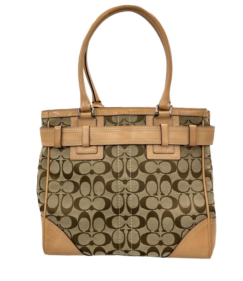 COACH トートバッグ ショルダーバッグ 肩掛け シグネチャー 10247