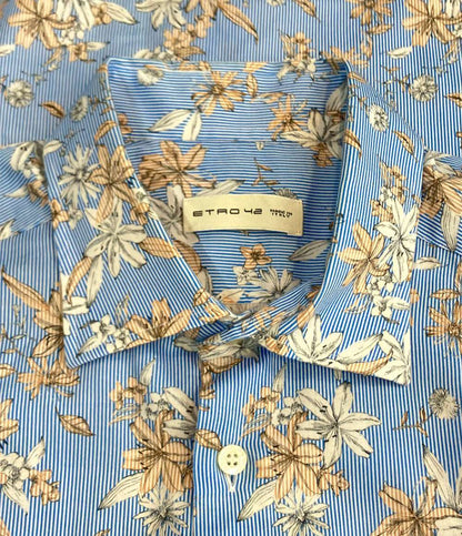 ETRO 長袖 フラワー総柄 ブラウス 172-11451-5786 メンズ エトロ