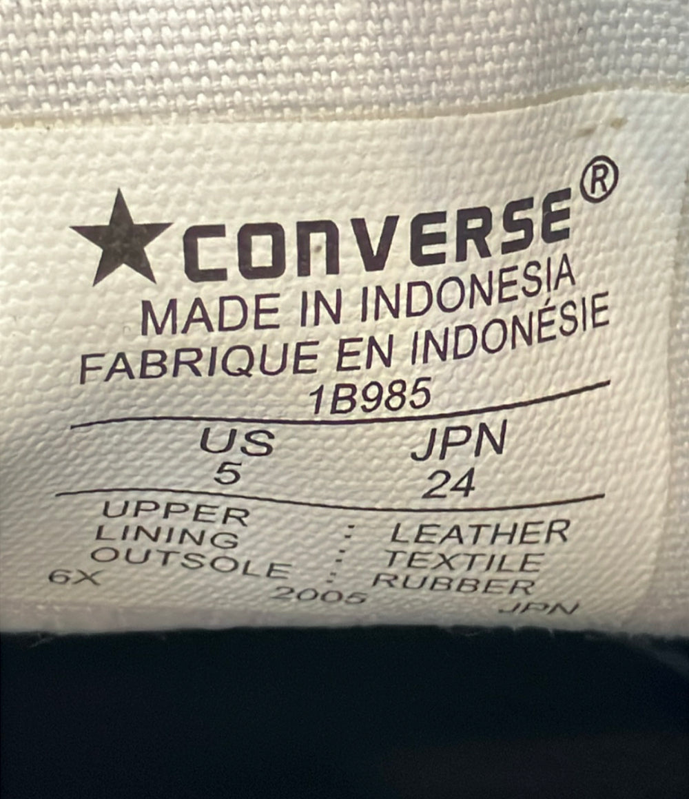 美品 CONVERSE ローカットスニーカー JACK PURCELL 1B985 レディース SIZE 24.0 コンバース
