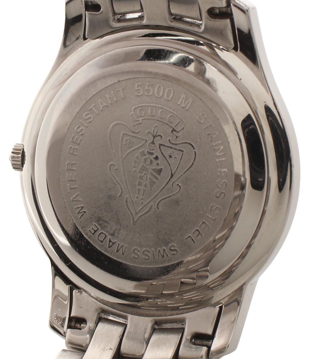 GUCCI 腕時計 クオーツ ブラック 5500M メンズ グッチ