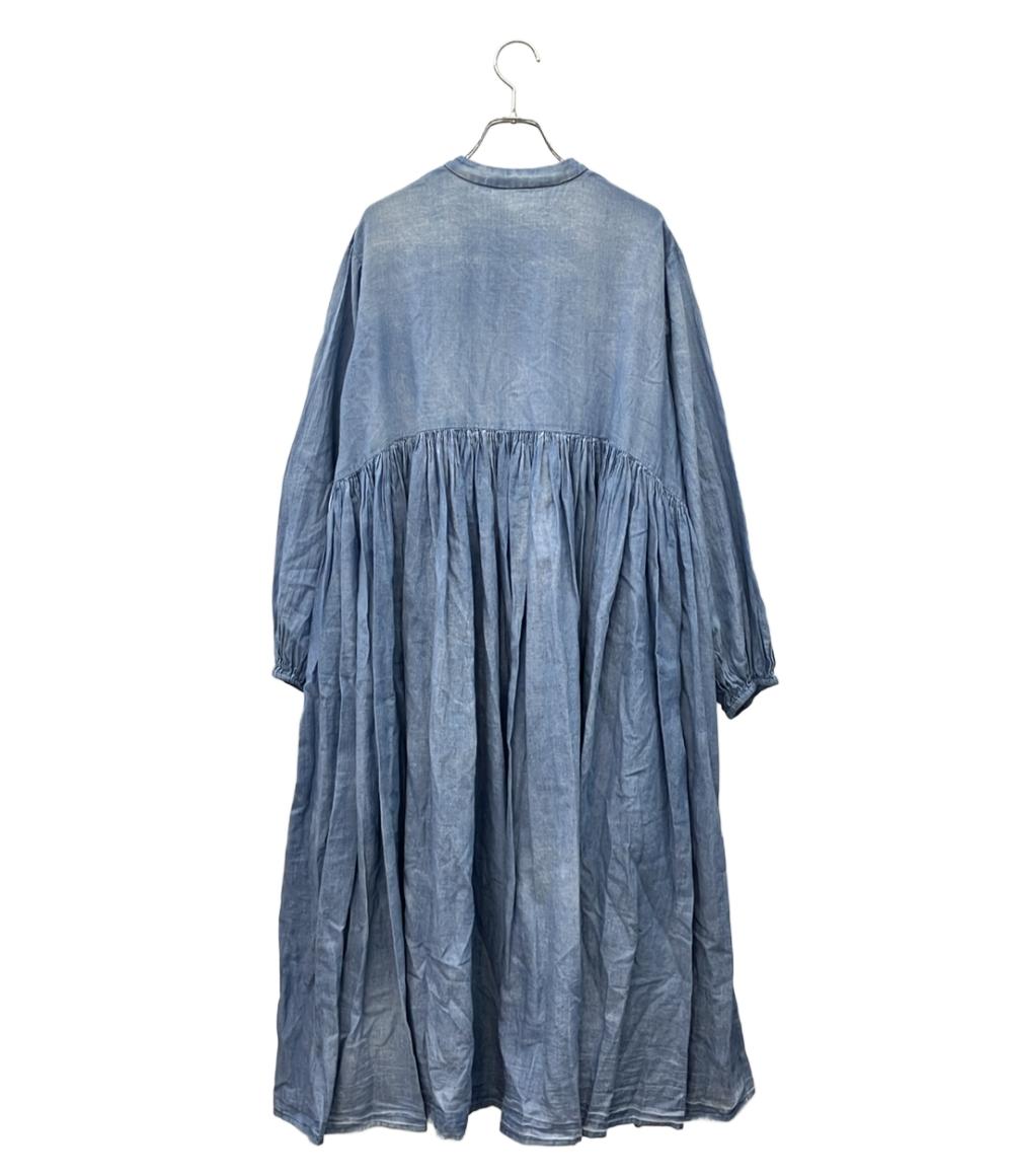 BEARDSLEY 長袖 デニムギャザーワンピース レディース SIZE 1 ビアズリー