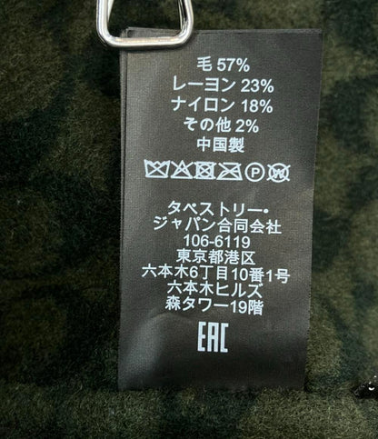 COACH ウールケープ ジップアップ シグネチャー CL278 レディース SIZE XS コーチ