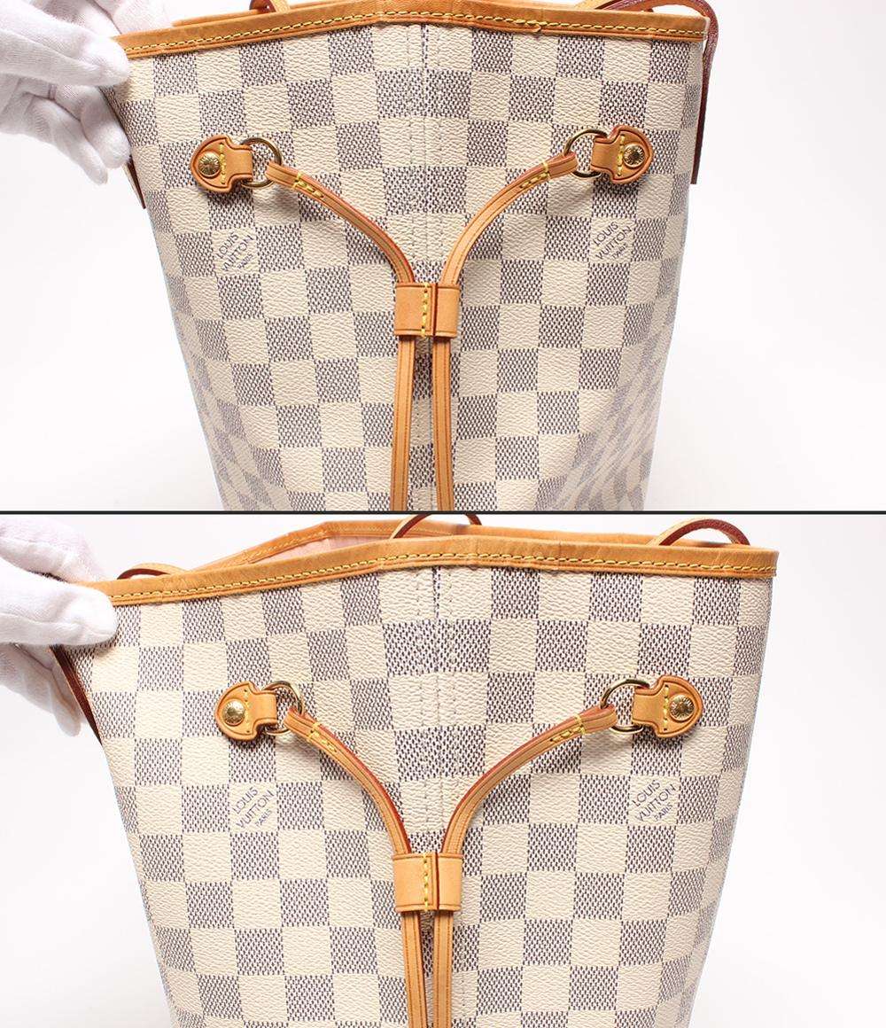 ルイ・ヴィトン トートバッグ ショルダーバッグ 肩掛け ローズバレリーヌ ネヴァーフルMM ダミエアズール N41605 レディース LOUIS VUITTON