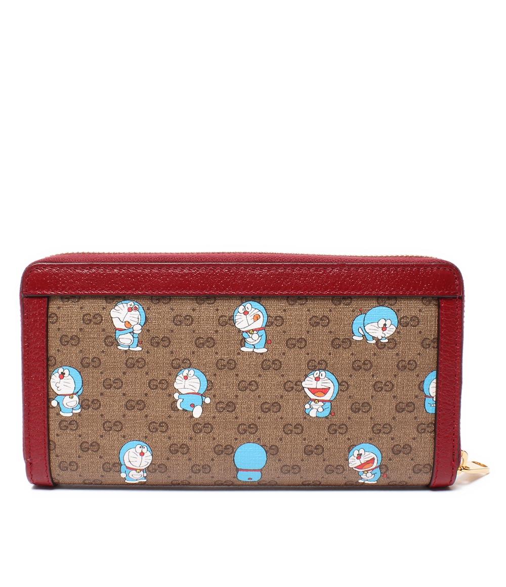 美品 GUCCI ラウンドファスナー長財布 ミニGGスプリーム キャンバス