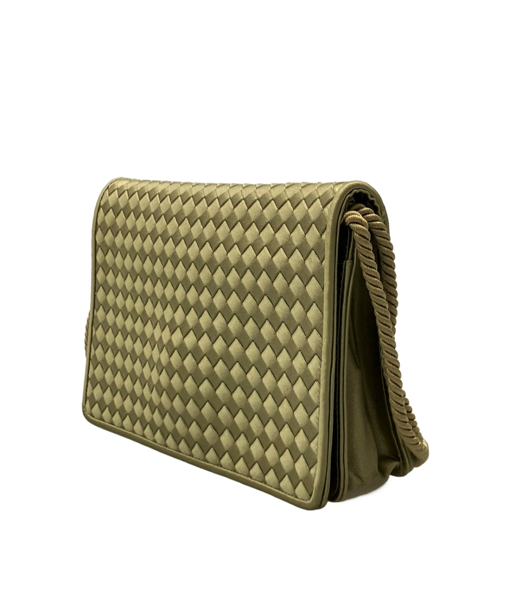 美品 BOTTEGA VENETA ショルダーバッグ 斜め掛け 肩掛け イントレチャート レディース ボッテガ・ヴェネタ