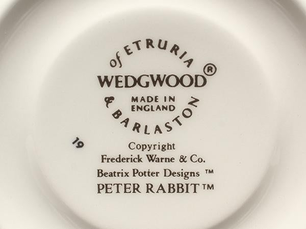 ウエッジウッド カップ＆ソーサー オートミールソーサー 2点セット ピーターラビット WEDGWOOD