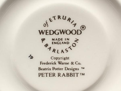 ウエッジウッド カップ＆ソーサー オートミールソーサー 2点セット ピーターラビット WEDGWOOD