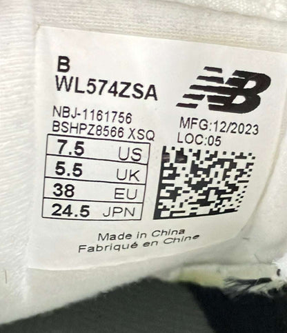 NEW BALANCE ローカットスニーカー 厚底 WL574ZSA レディース SIZE 24.5 (L) ニューバランス