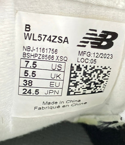 NEW BALANCE ローカットスニーカー 厚底 WL574ZSA レディース SIZE 24.5 (L) ニューバランス
