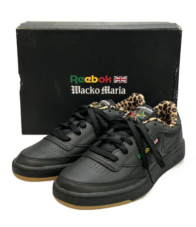 美品 Reebok WACKO MARIA ローカットスニーカー CLUB C 85 100208681 レディース SIZE 24.5 (L) リーボック ワコマリア