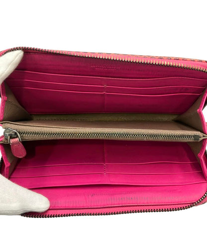 BOTTEGA VENETA ラウンドファスナー長財布 イントレチャート パイソン レディース ボッテガ・ヴェネタ