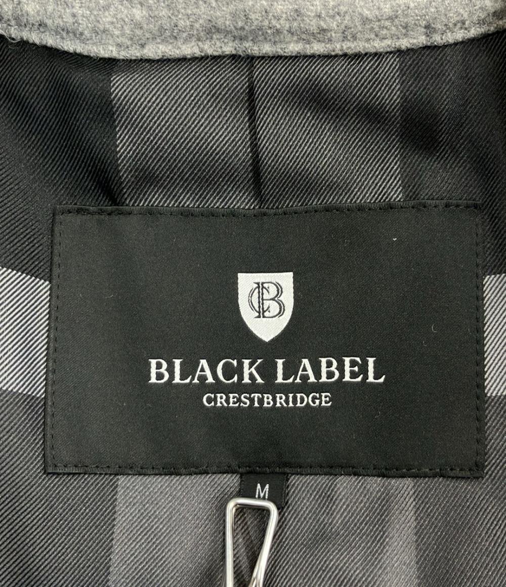 ブラックレーベルクレストブリッジ ピーコート THINDOWN シャドークレストブリッジチェックPコート メンズ SIZE M BLACK LABEL CRESTBRIDGE