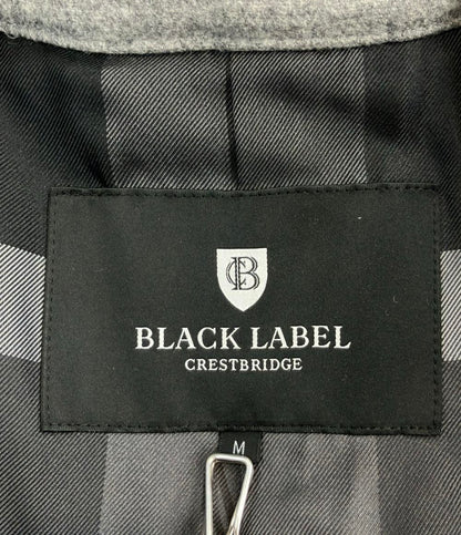 ブラックレーベルクレストブリッジ ピーコート THINDOWN シャドークレストブリッジチェックPコート メンズ SIZE M BLACK LABEL CRESTBRIDGE