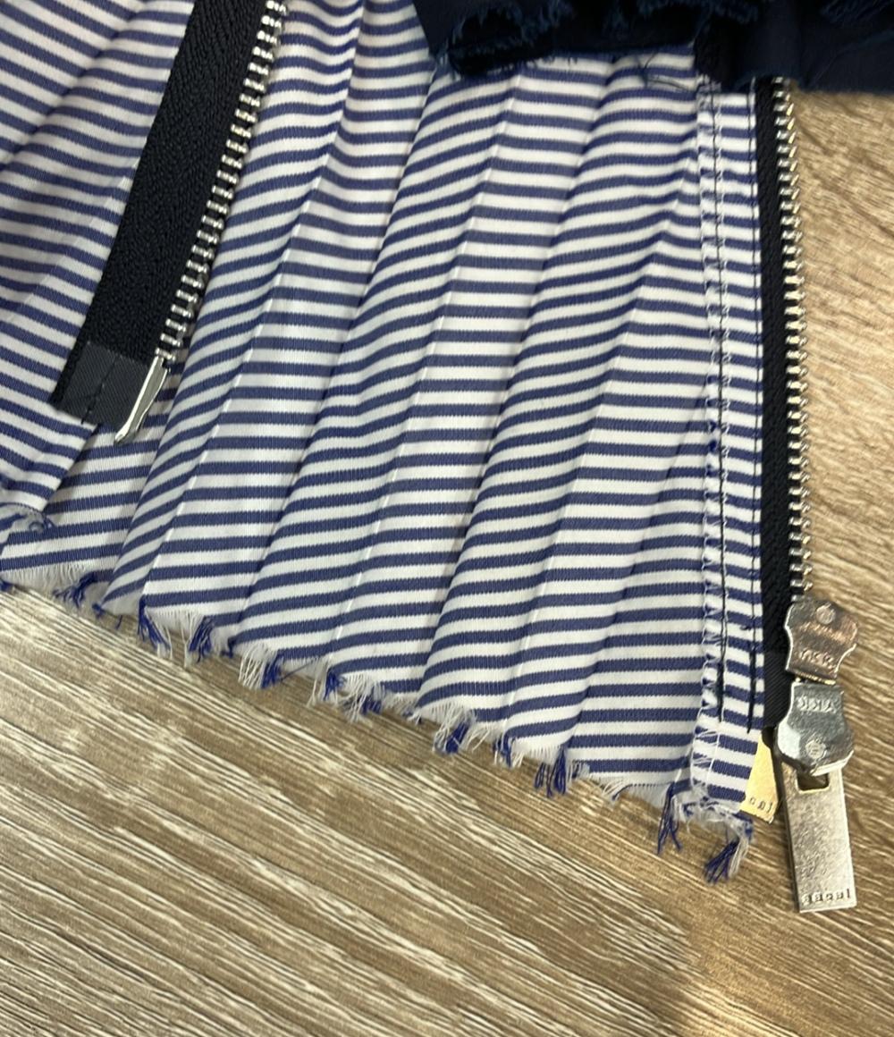 Sacai スカート プリーツ Cotton Poplin Zipper Skirt 24SS SCW Sacai スカート プリーツ Cotton Poplin Zipper Skirt 24SS SCW