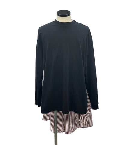 BALENCIAGA 長袖シャツ ドッキング 長袖Tシャツ 18AW 518021tam10 メンズ SIZE 36 バレンシアガ