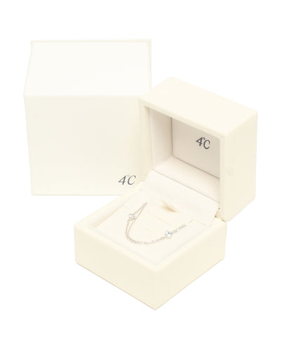 美品 4℃ ブレスレット K10 アクアマリン レディース ヨンドシー