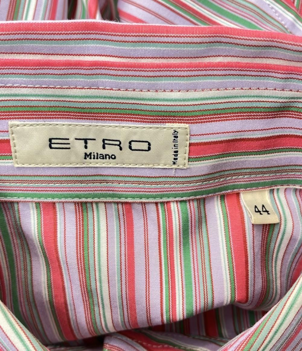 美品 エトロ ストライプ柄長袖シャツ レディース SIZE 44 (XL) ETRO