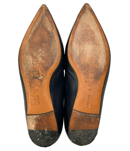 CELINE ポインテッドトゥローファー レディース SIZE 38 (25.5cm) セリーヌ