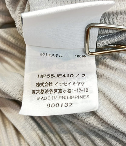 美品 オム プリッセ イッセイミヤケ プリーツベスト HP55-JE410-11 メンズ SIZE 2 (M) HOMME PLISSE ISSEY MIYAKE