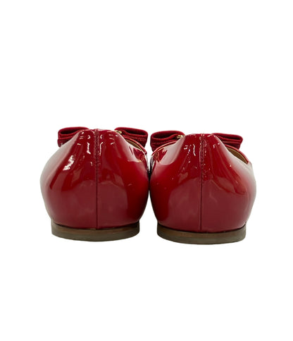 Salvatore Ferragamo フラットパンプス エナメル ヴァラ DY 88976 レディース SIZE 6.5 サルヴァトーレフェラガモ
