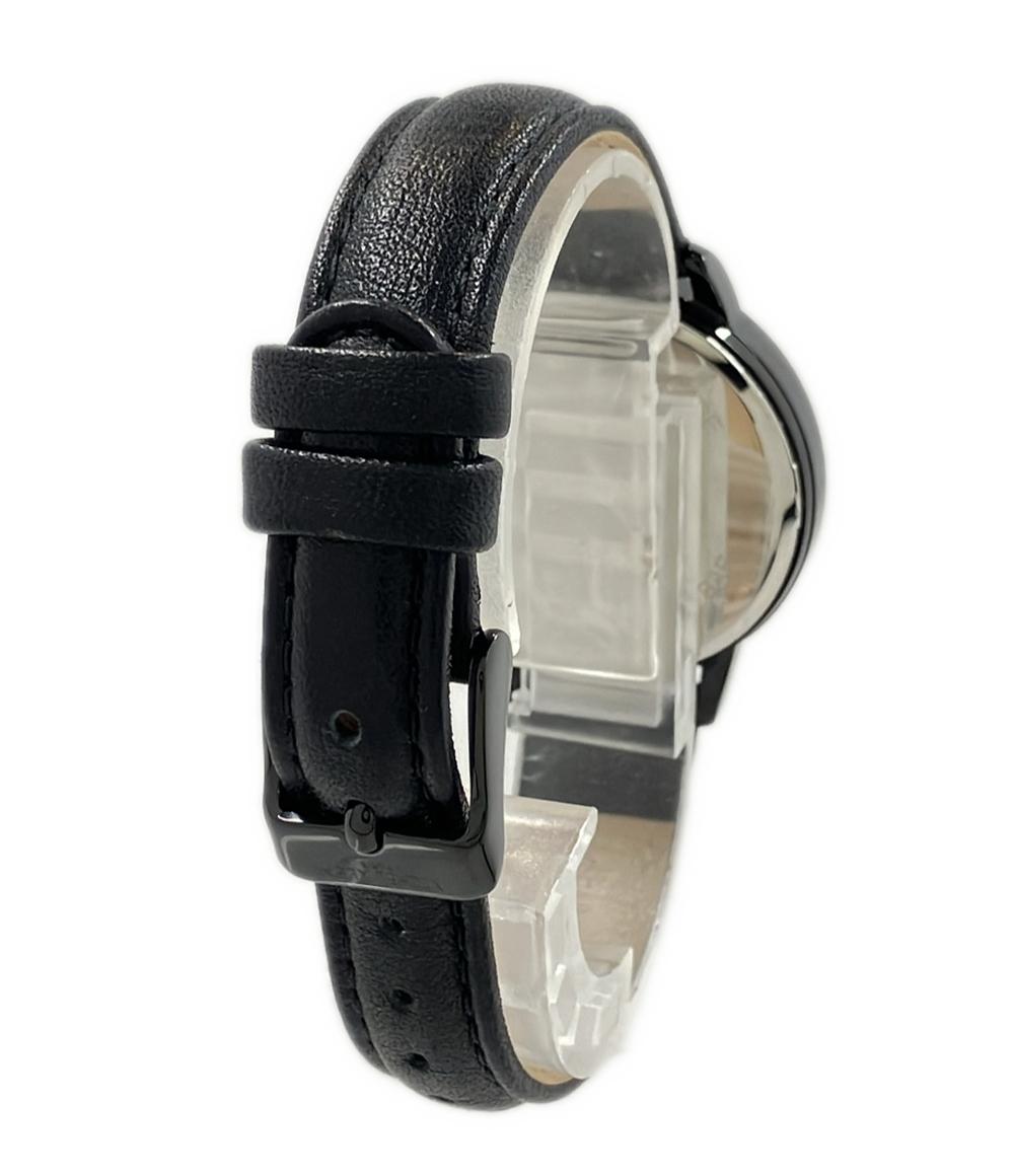 MICHEL KLEIN 腕時計 クオーツ ブラック MK-16002 レディース
