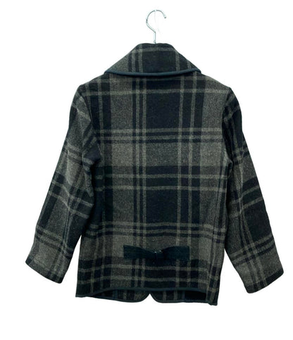 RRL ジャケット ウール チェック マッキーノ ショールカラー ブラック×グレー WOOL CHECK MACKINAW JACKET メンズ SIZE XS ダブルアールエル